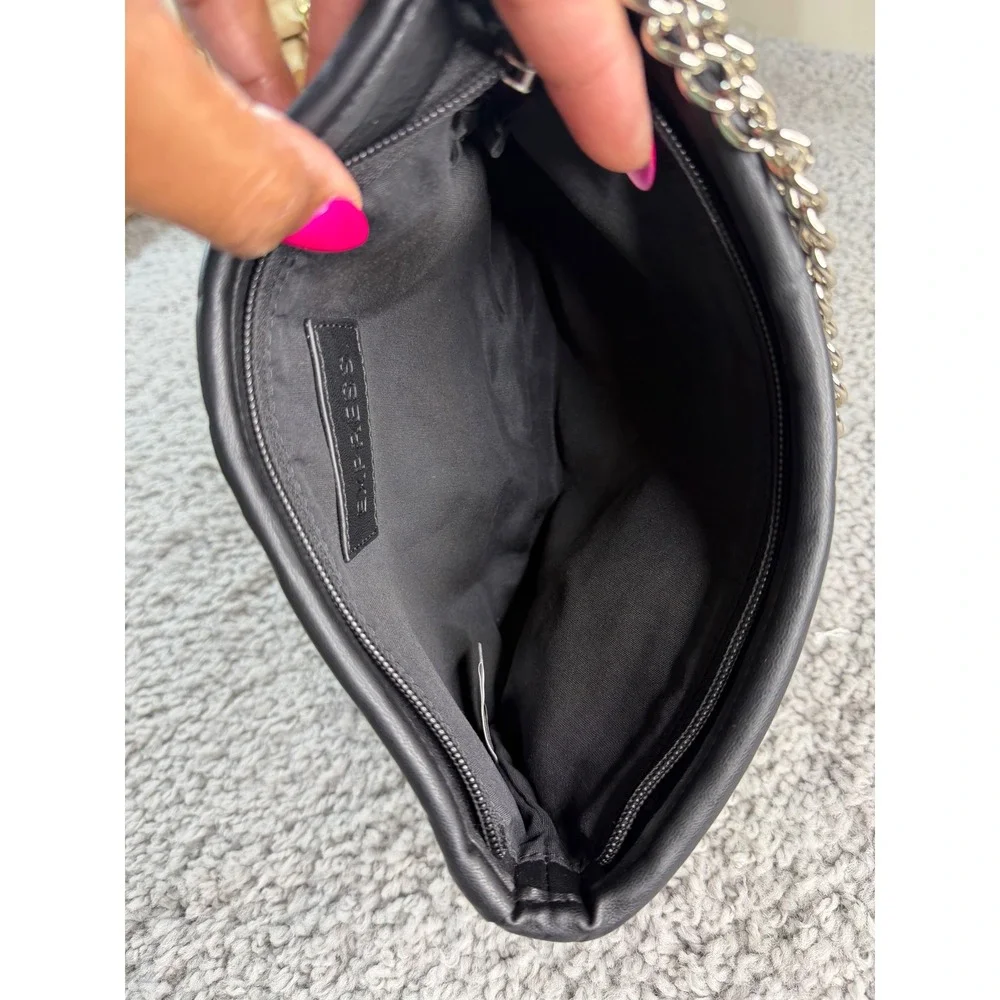 Express black faux